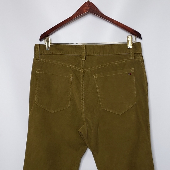 Tommy Hilfiger Khaki Green Corduroy Pants Size 32 - Picture 6 of 14